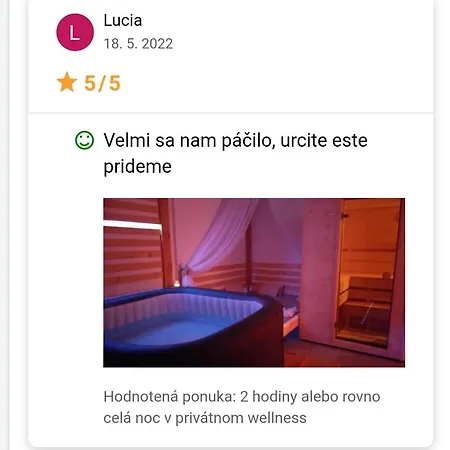 Apartmán Private Relax Armonia Wellness